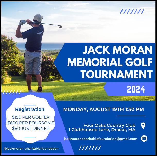 Jack Moran 4th Memorial Golf Tournament Graphic